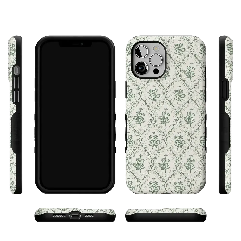 Sage Tapestry | Floral Vines Case