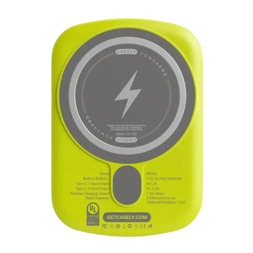 Chartreuse Days | Solid Neon Yellow Power Pod