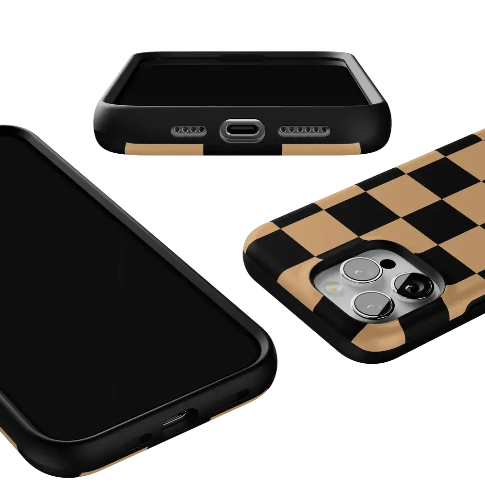 Fit Check | Black & Brown Checkerboard Case