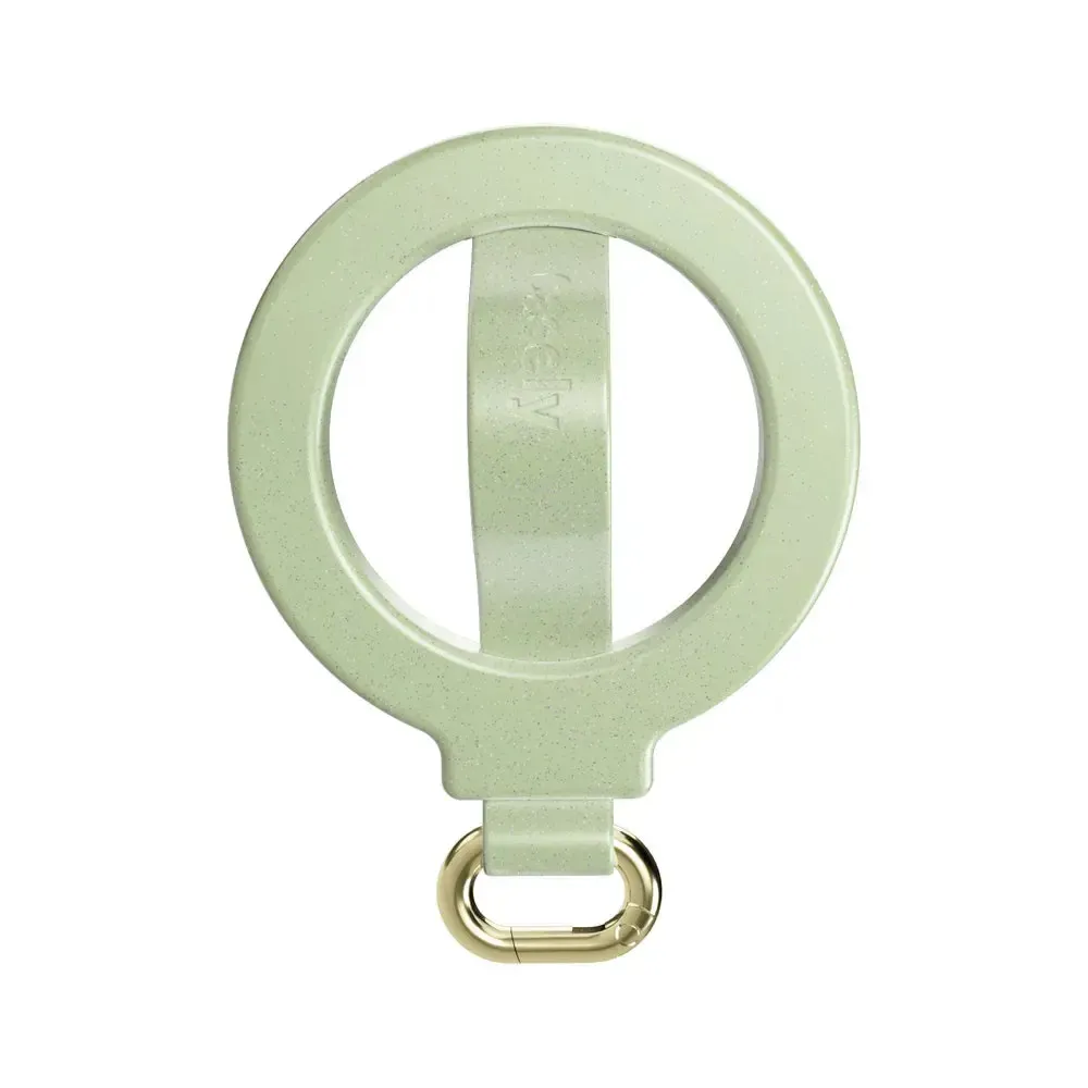 Kiwi Kiss | Matcha Green Shimmer MagRing+ with Keychain