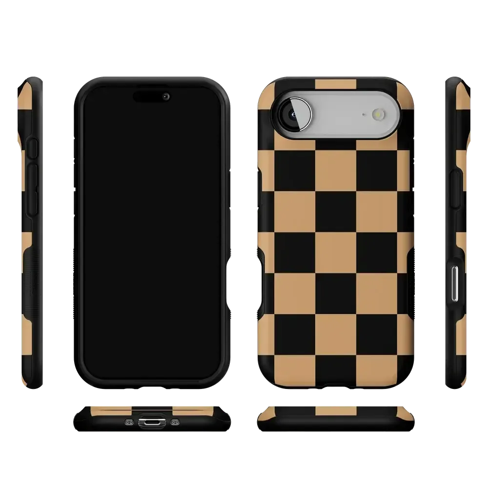 Fit Check | Black & Brown Checkerboard Case