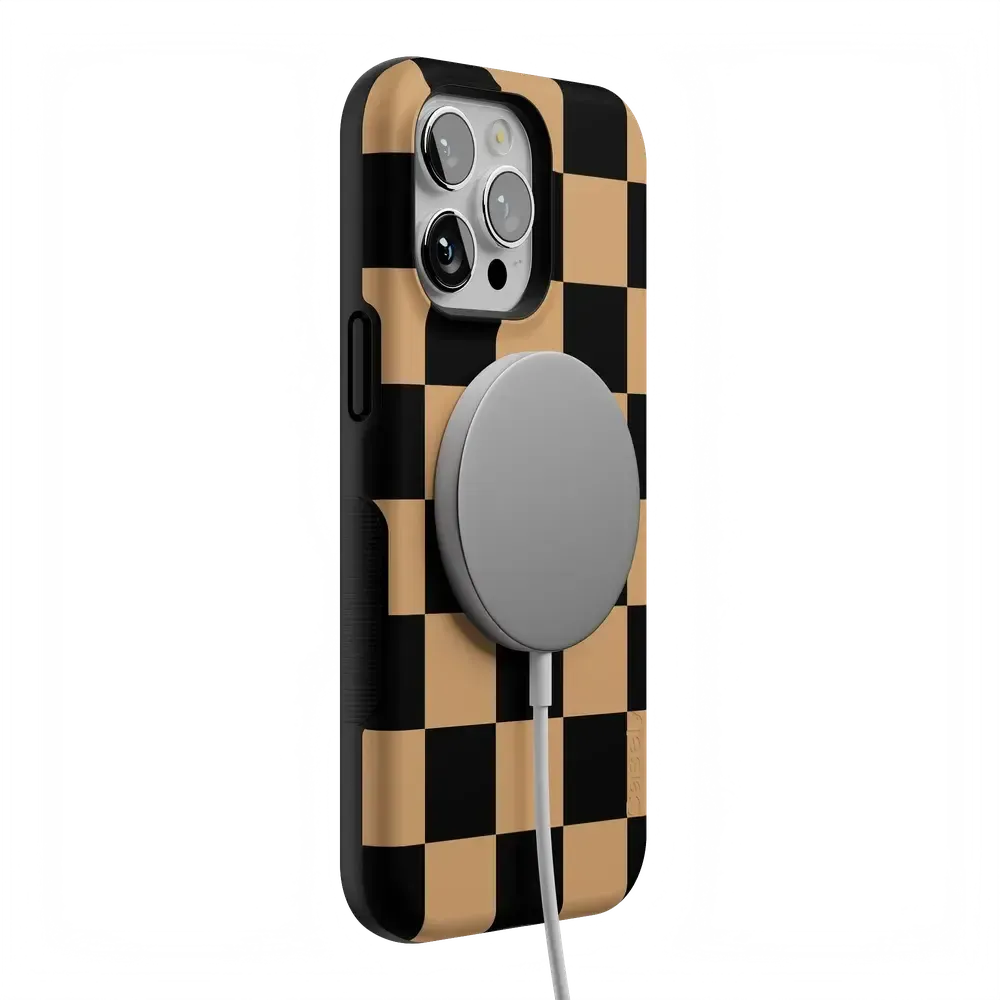 Fit Check | Black & Brown Checkerboard Case