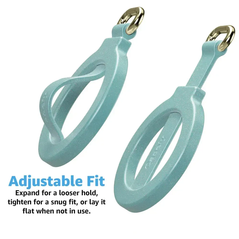 Aquamarine | Ocean Blue Shimmer MagRing+ with Keychain