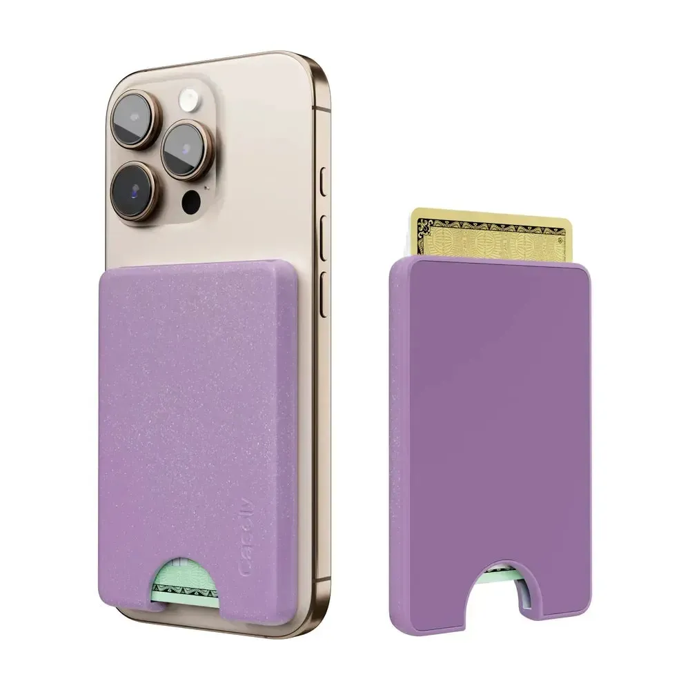 Lavender Waves | Purple Shimmer MagWallet