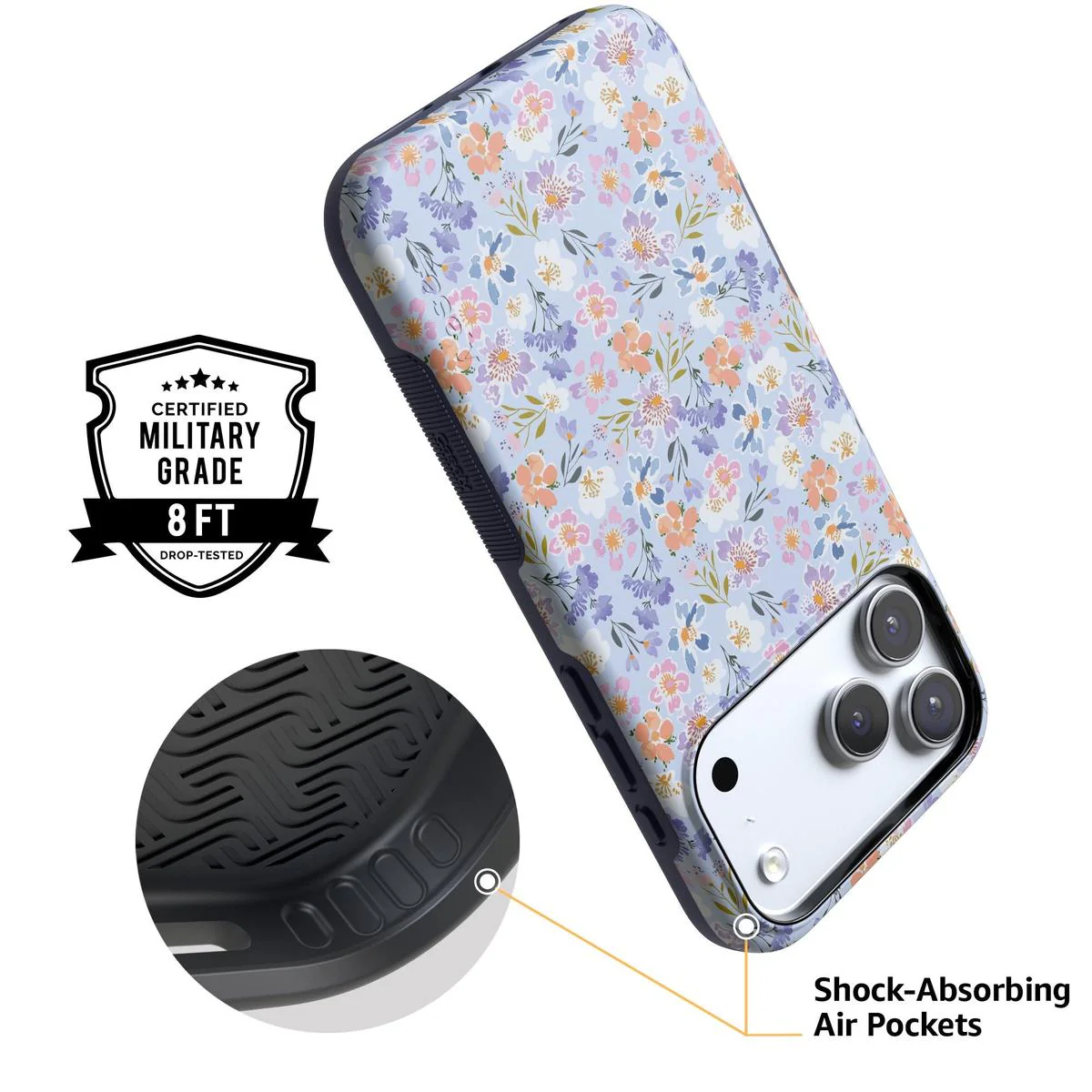 Poppy Meadows | Pastel Floral Case
