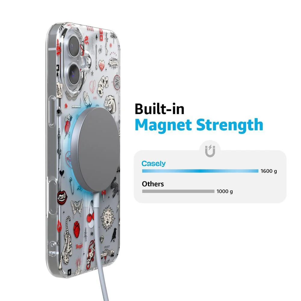 Not a Phase | Clear Flash Tattoo Case