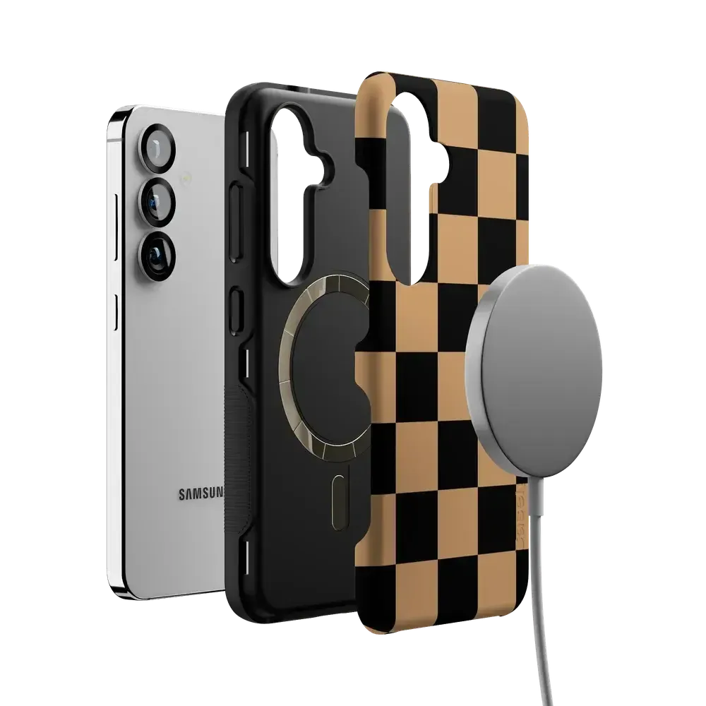 Fit Check | Black & Brown Checkerboard Case