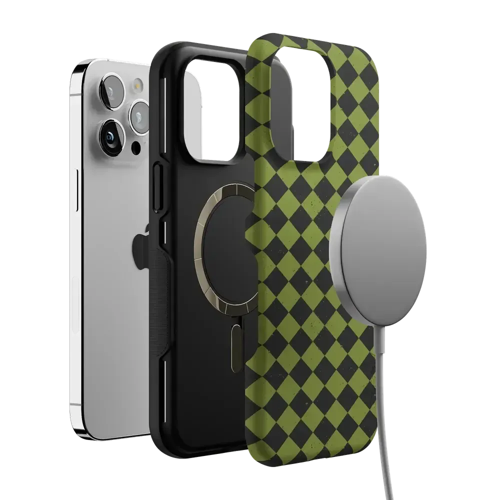 Wicked Hex | Green Checkered Case