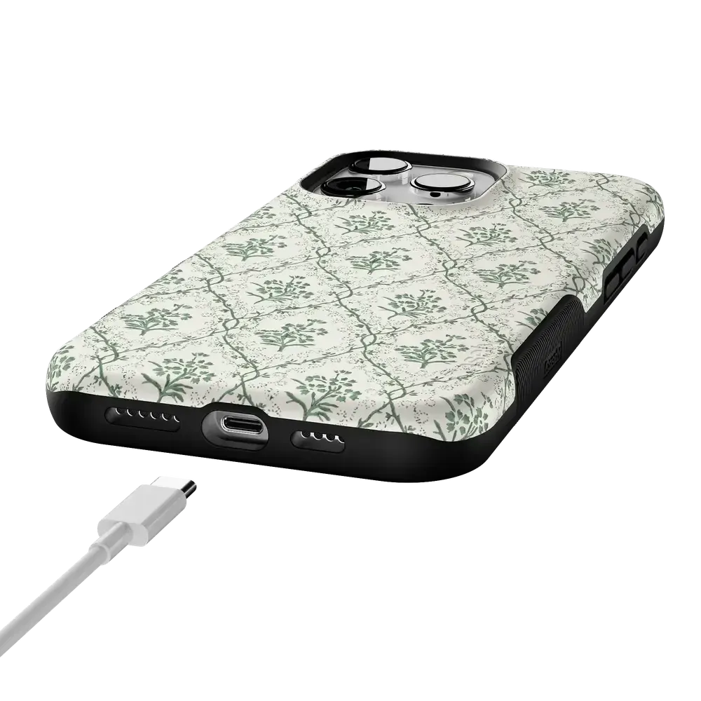 Sage Tapestry | Floral Vines Case