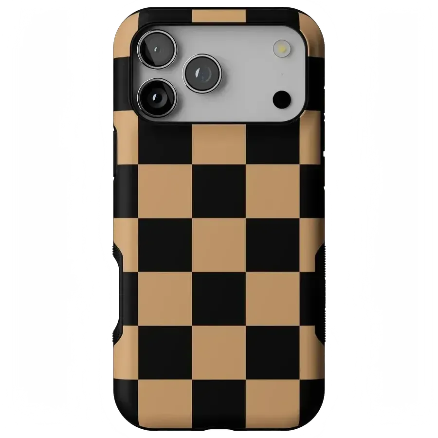 Fit Check | Black & Brown Checkerboard Case