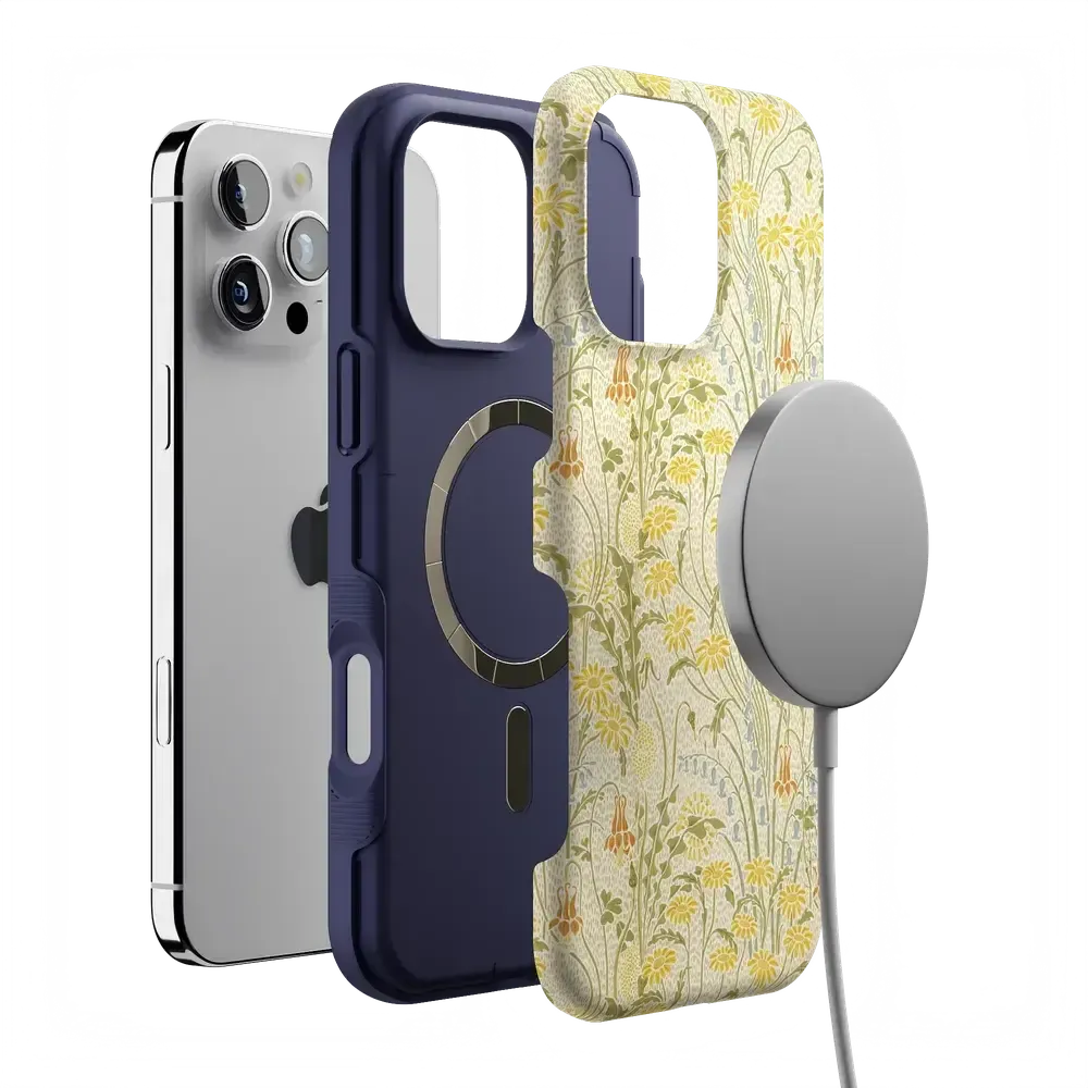 Boho Blooms | Golden Floral Case