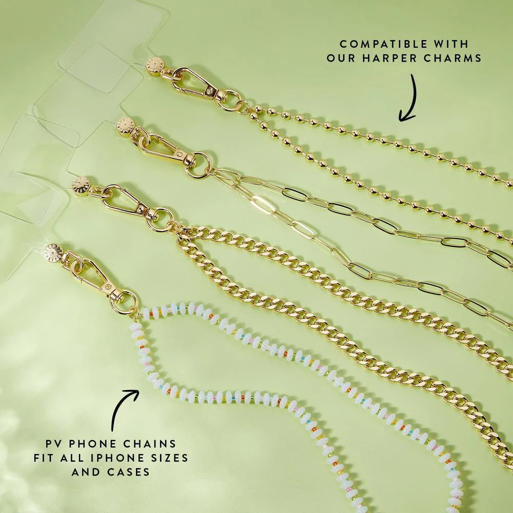 Flat Curb Chain Phone Chain | Pura Vida x Bans