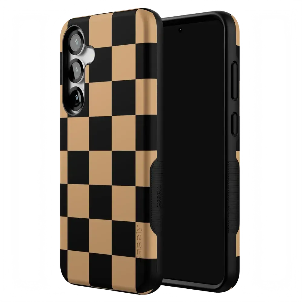 Fit Check | Black & Brown Checkerboard Case