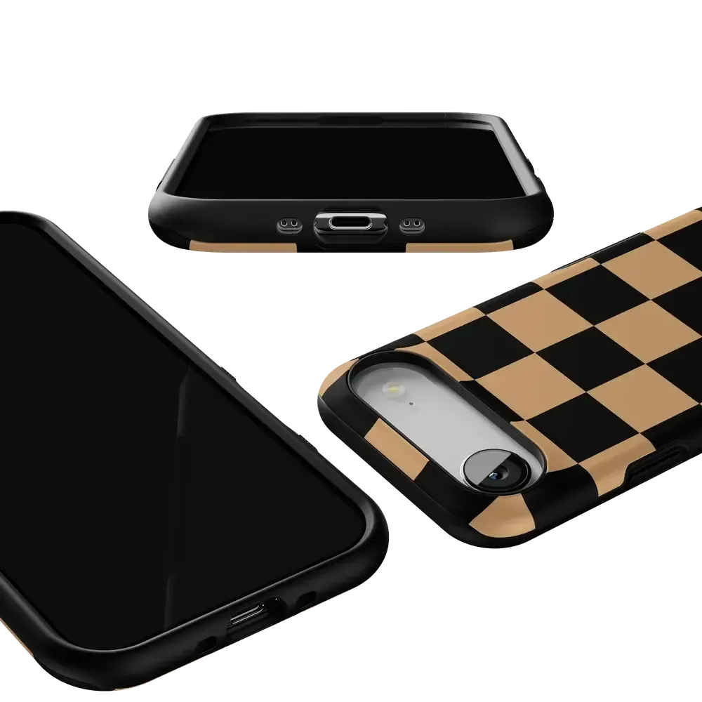 Fit Check | Black & Brown Checkerboard Case