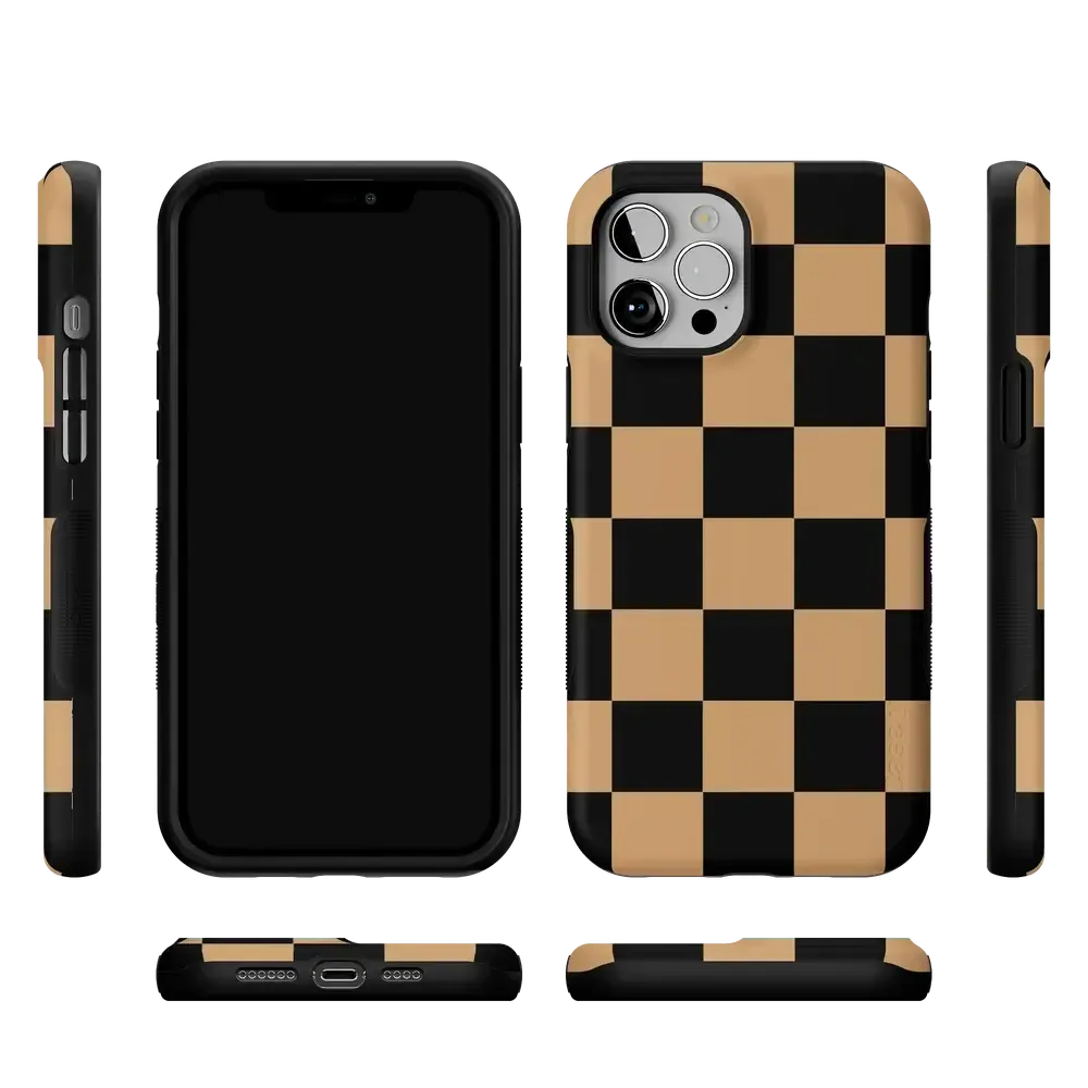 Fit Check | Black & Brown Checkerboard Case