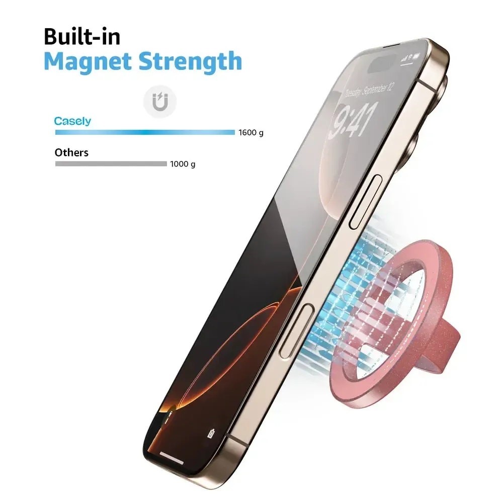 Starfish Wishes | Coral Pink Shimmer MagRing