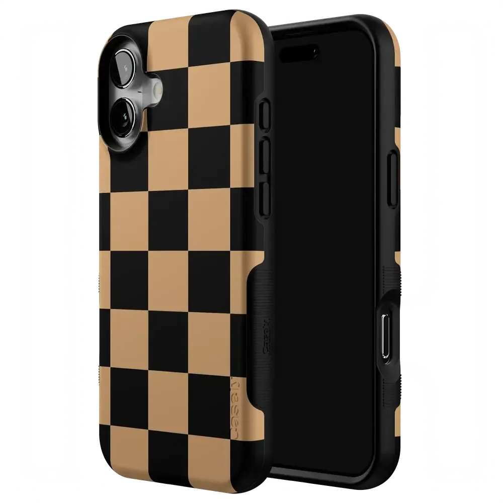 Fit Check | Black & Brown Checkerboard Case