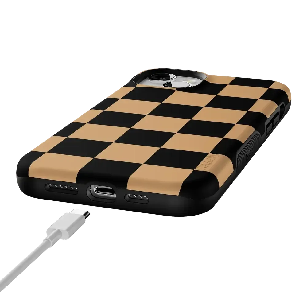 Fit Check | Black & Brown Checkerboard Case