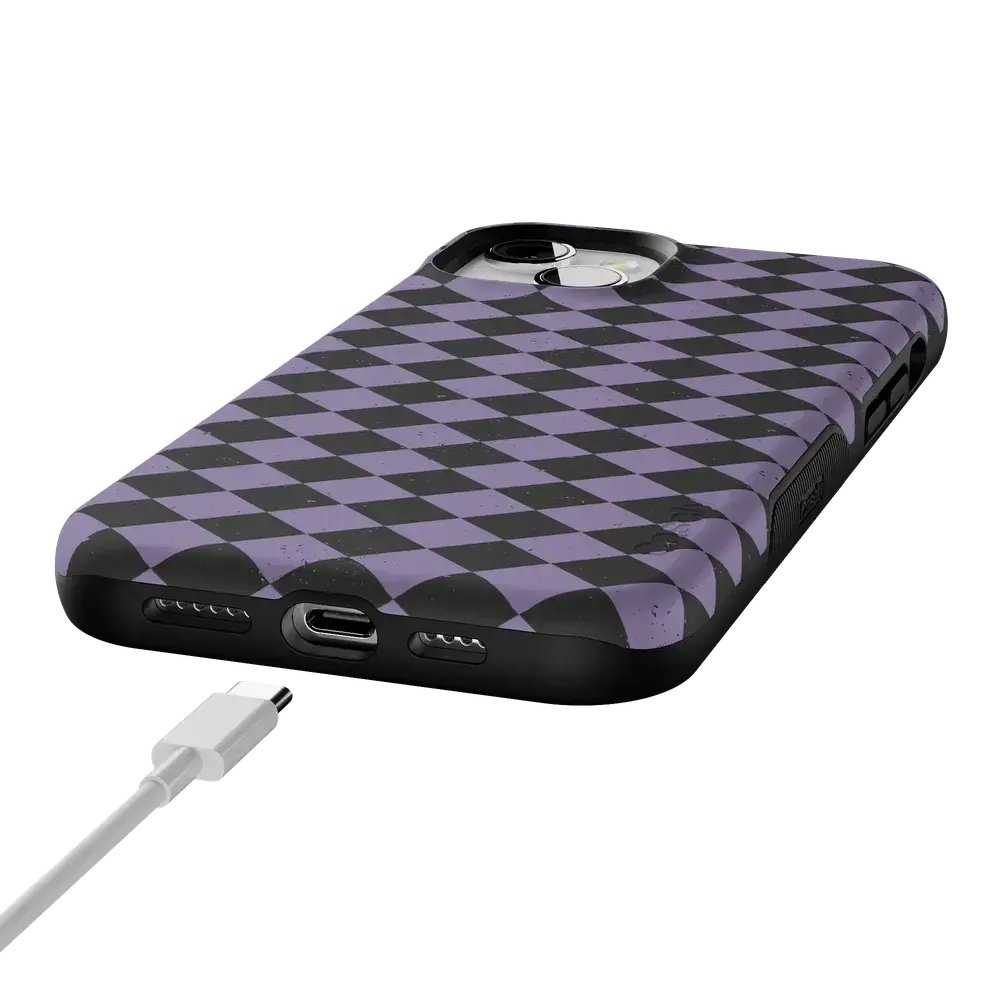 Midnight Hex | Purple Checkered Case