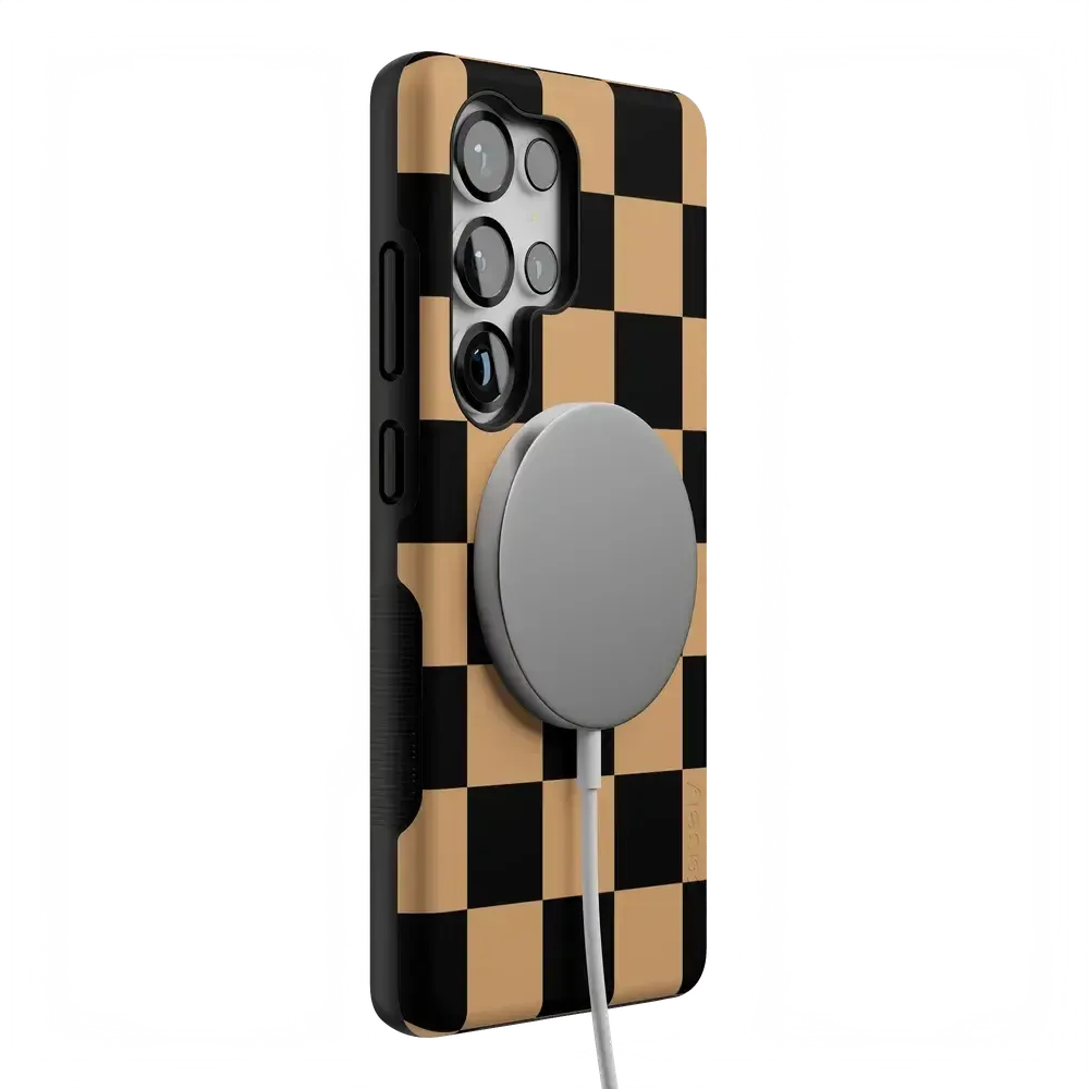 Fit Check | Black & Brown Checkerboard Case