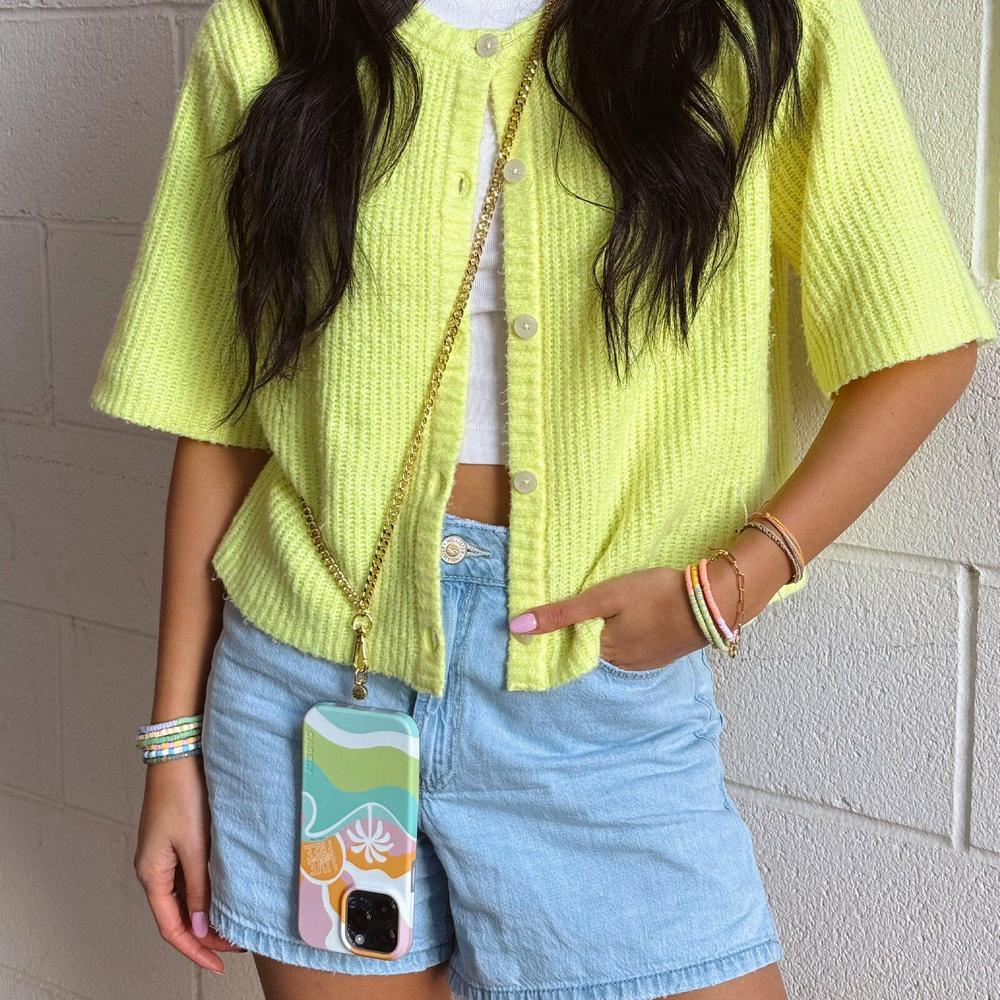 Flat Curb Chain Phone Chain | Pura Vida x Bans