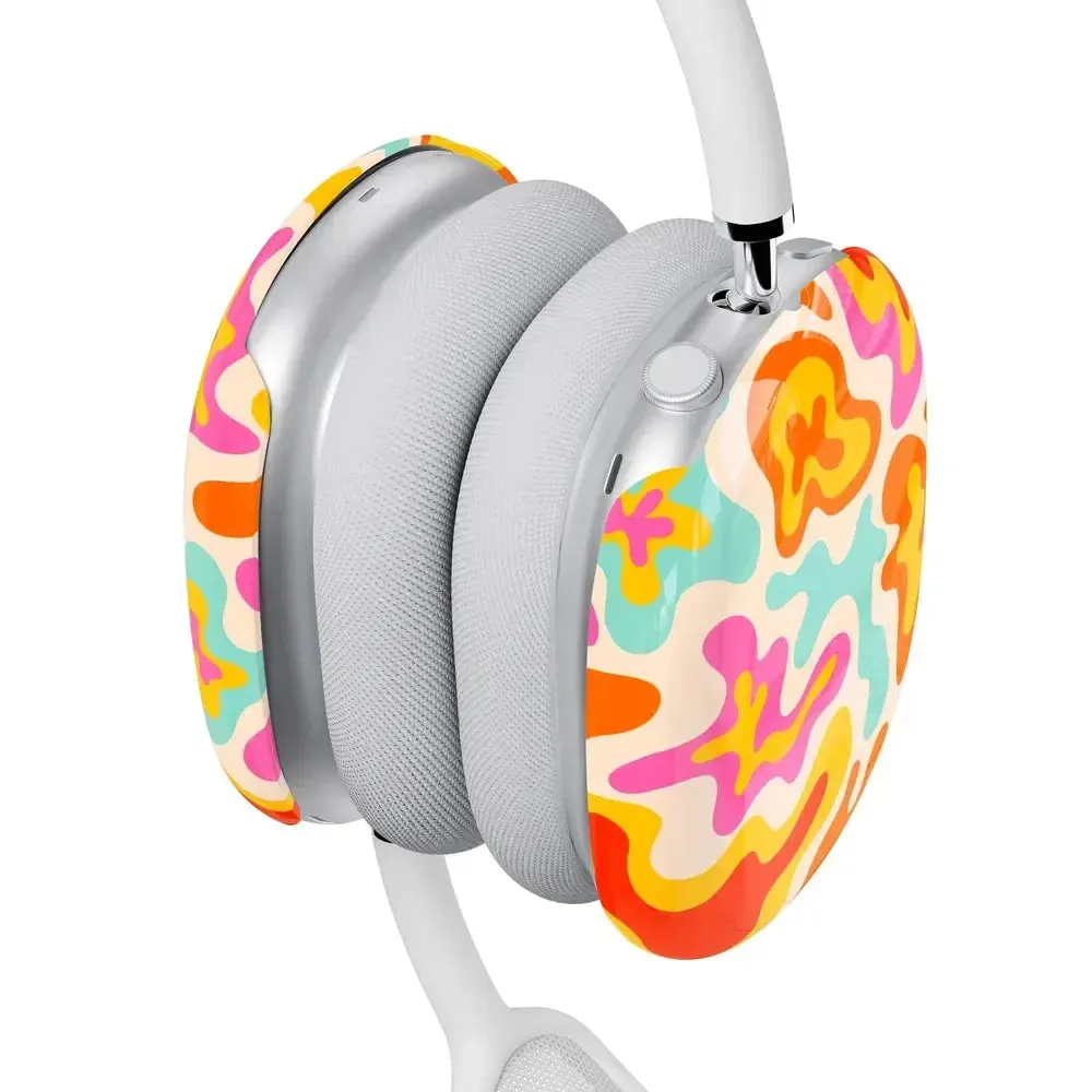 Tropical Color Splash | Abstract Retro AirPods Max Case