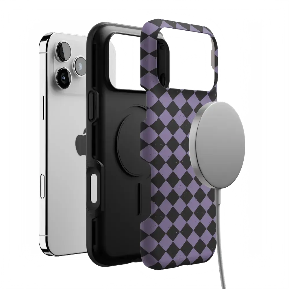 Midnight Hex | Purple Checkered Case