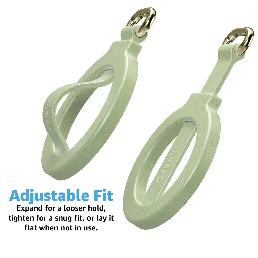 Kiwi Kiss | Matcha Green Shimmer MagRing+ with Keychain