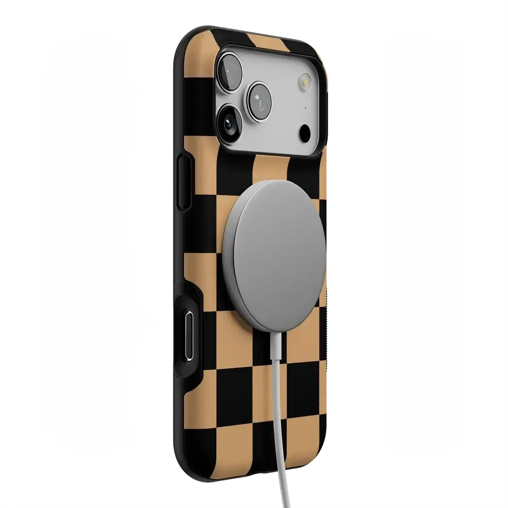 Fit Check | Black & Brown Checkerboard Case