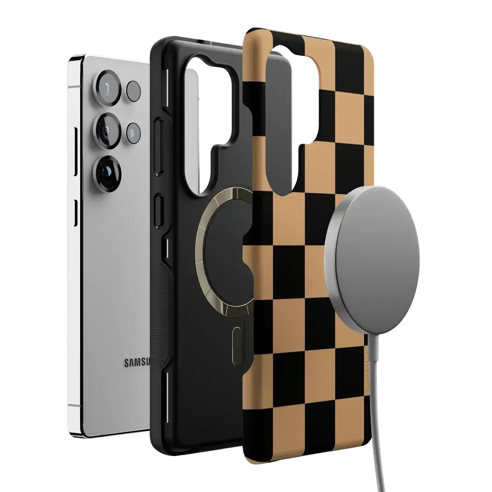 Fit Check | Black & Brown Checkerboard Case