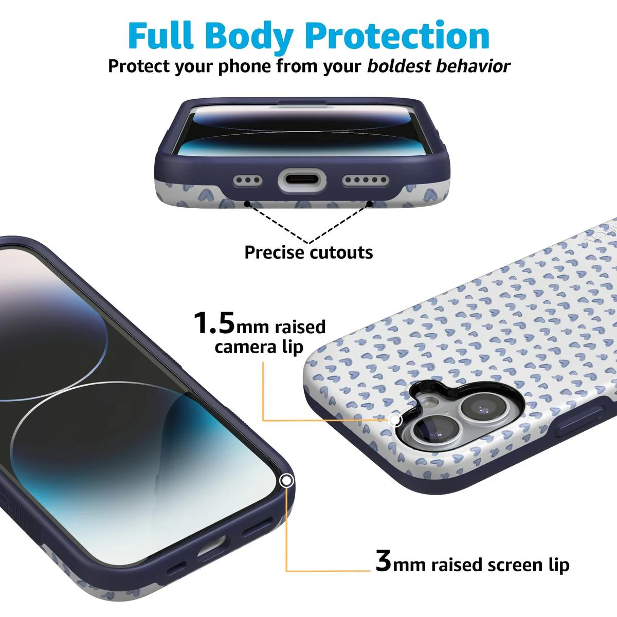 Lovebug | Blue Hearts Case