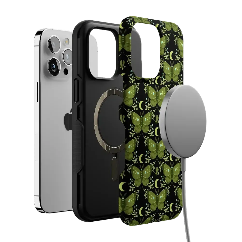 Mystic Moths | Green Twilight Case