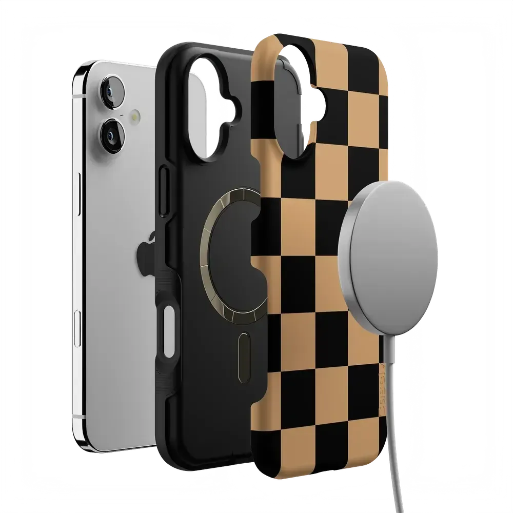 Fit Check | Black & Brown Checkerboard Case