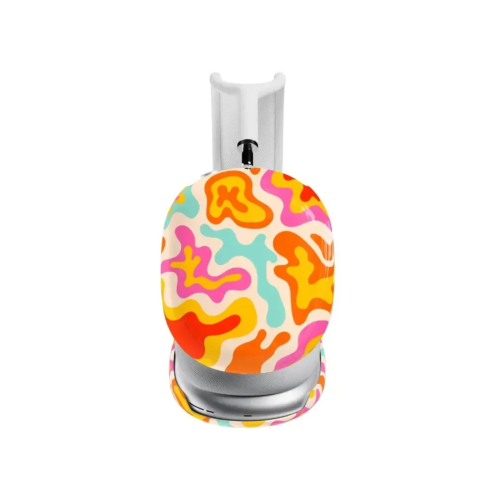 Tropical Color Splash | Abstract Retro AirPods Max Case