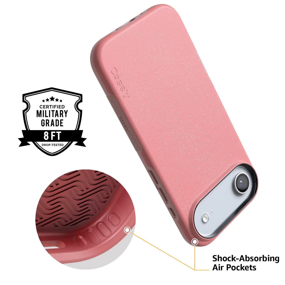 Starfish Wishes | Coral Pink Shimmer Case