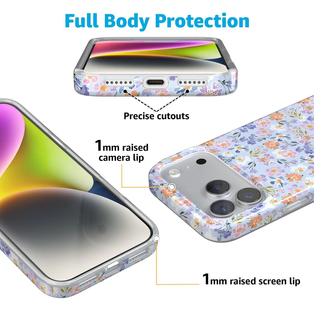 Poppy Meadows | Pastel Floral Case