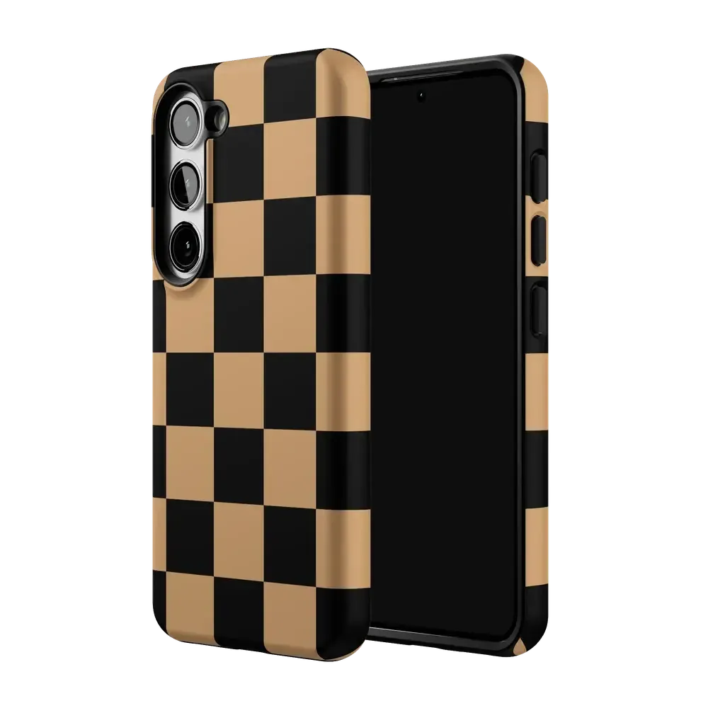 Fit Check | Black & Brown Checkerboard Case