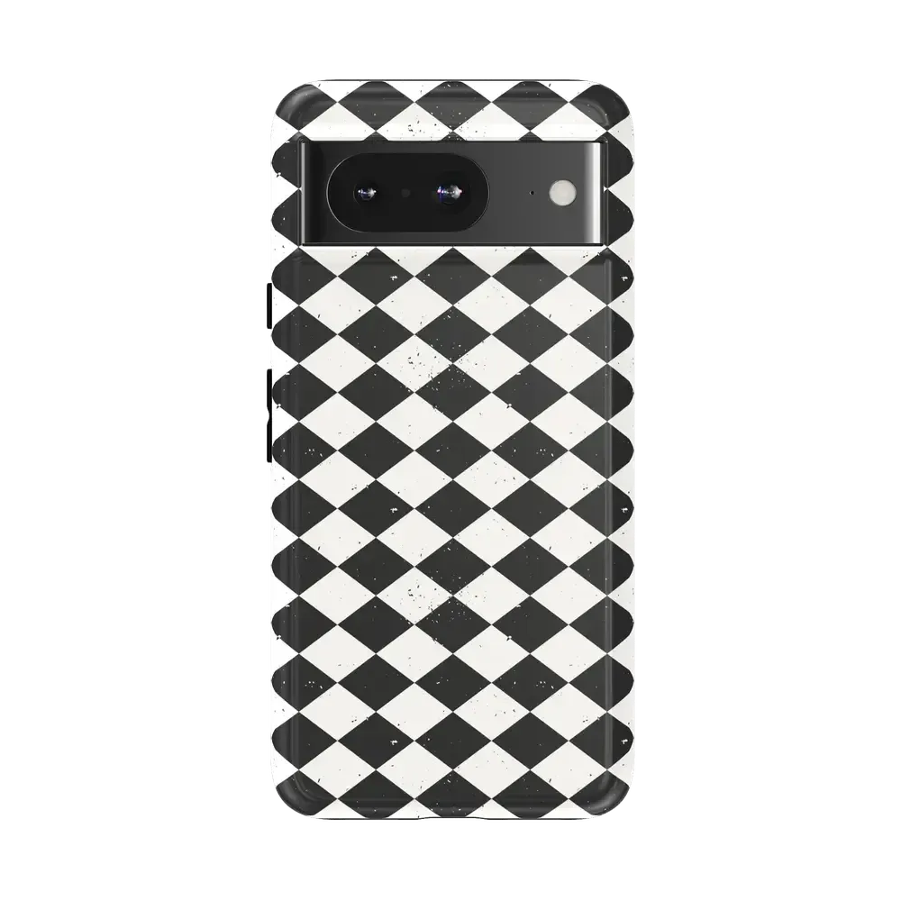Salem's Hex | Black & White Checkered Case