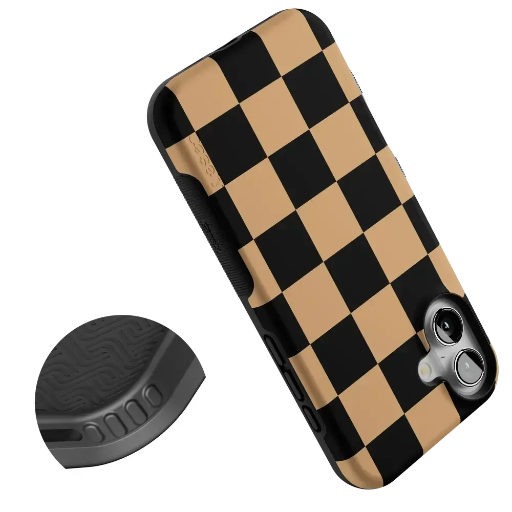 Fit Check | Black & Brown Checkerboard Case