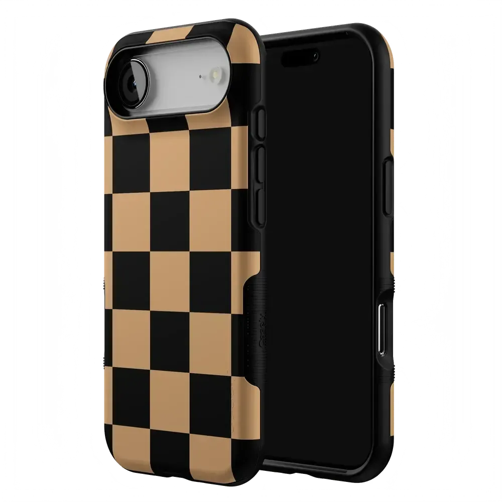 Fit Check | Black & Brown Checkerboard Case