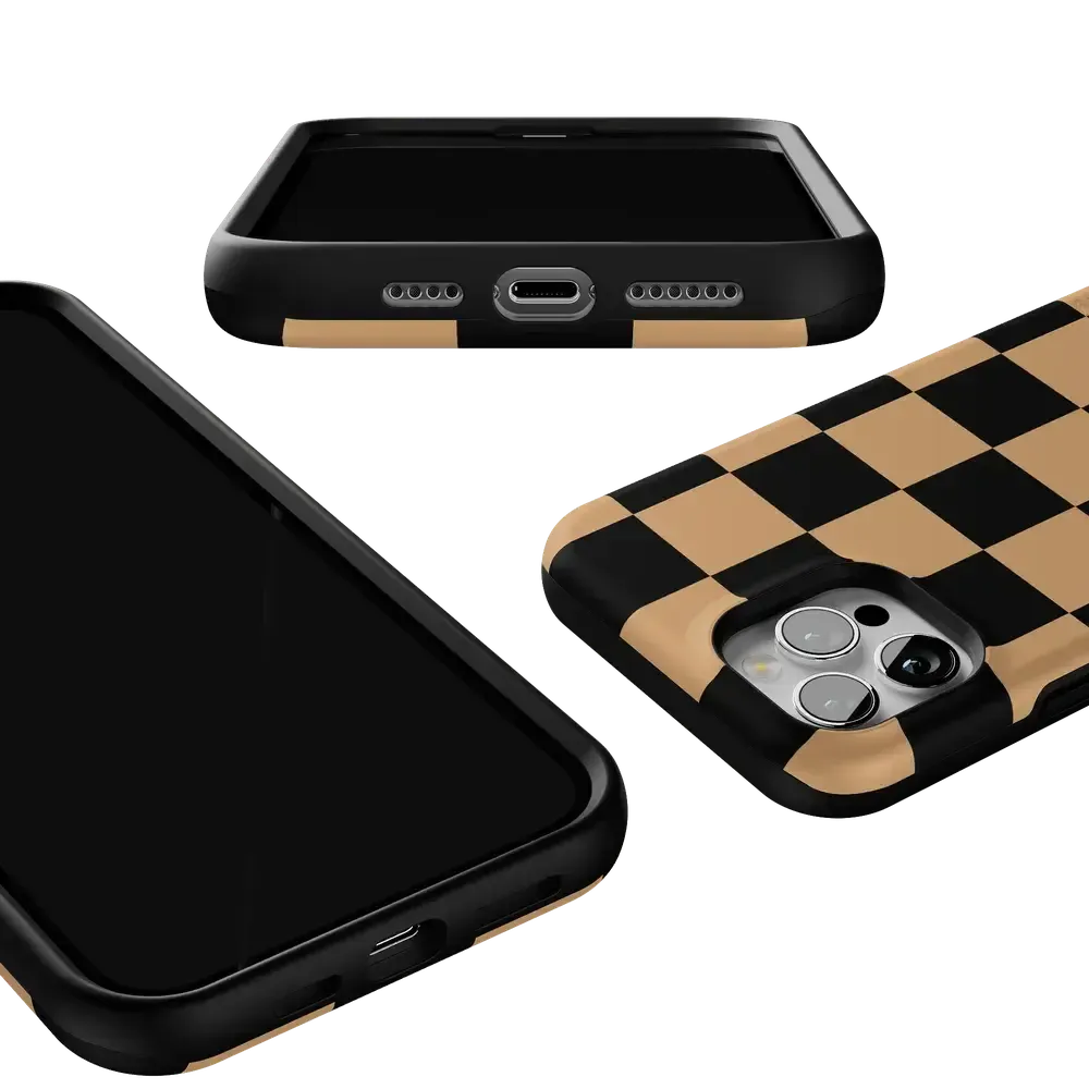 Fit Check | Black & Brown Checkerboard Case
