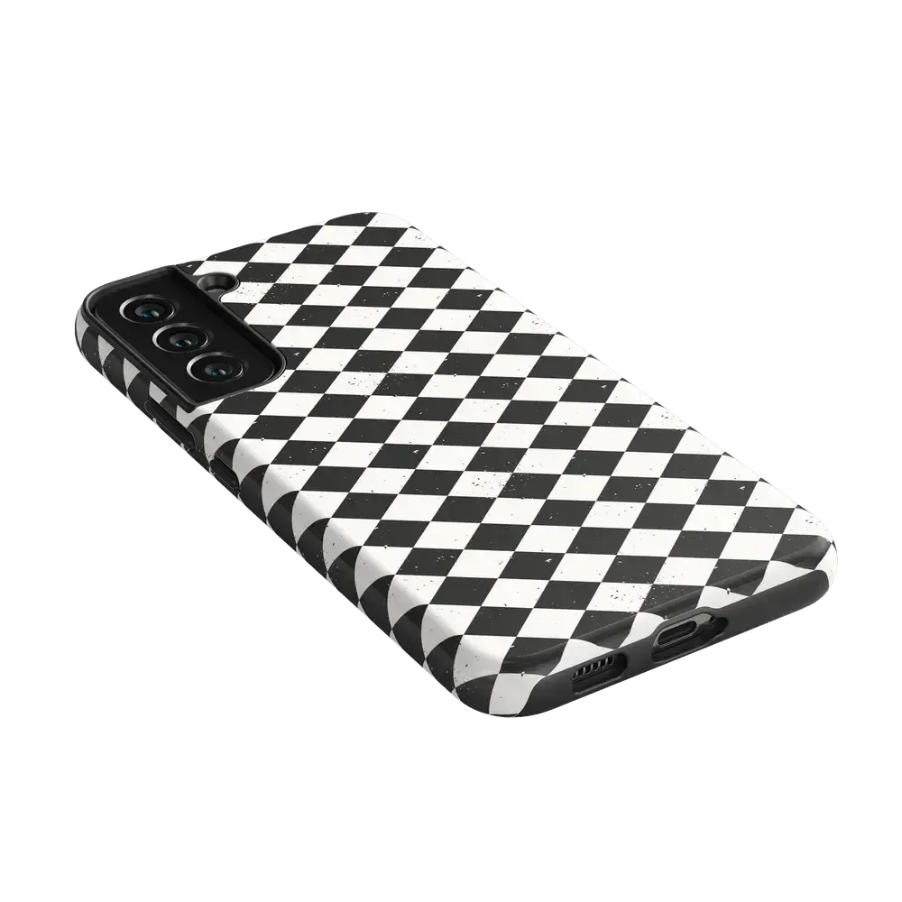 Salem's Hex | Black & White Checkered Case