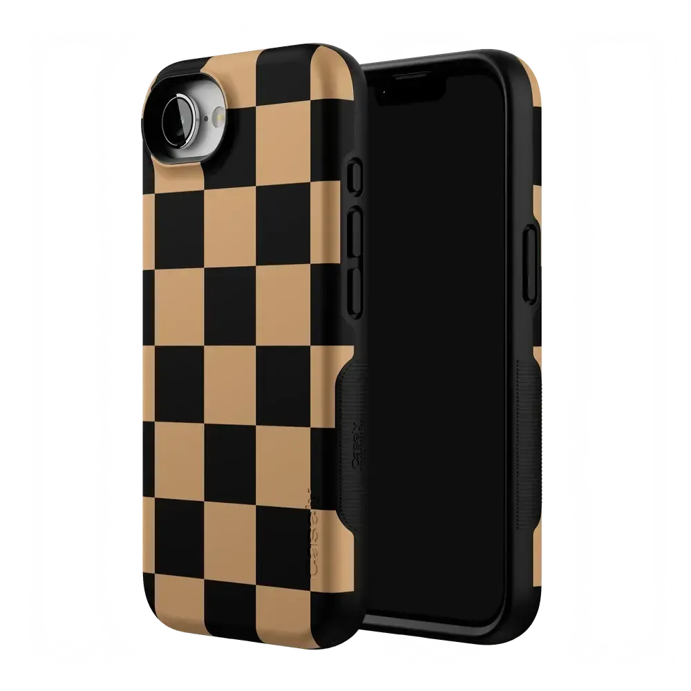 Fit Check | Black & Brown Checkerboard Case