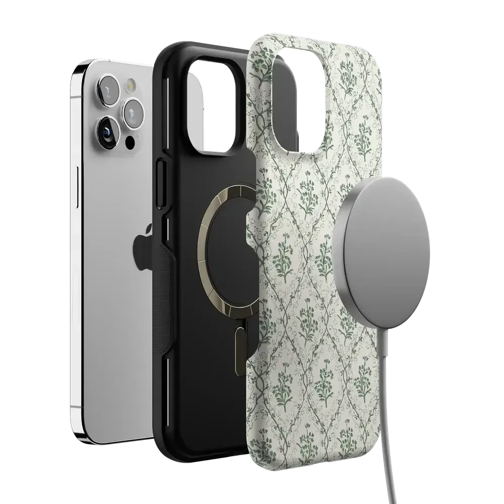 Sage Tapestry | Floral Vines Case