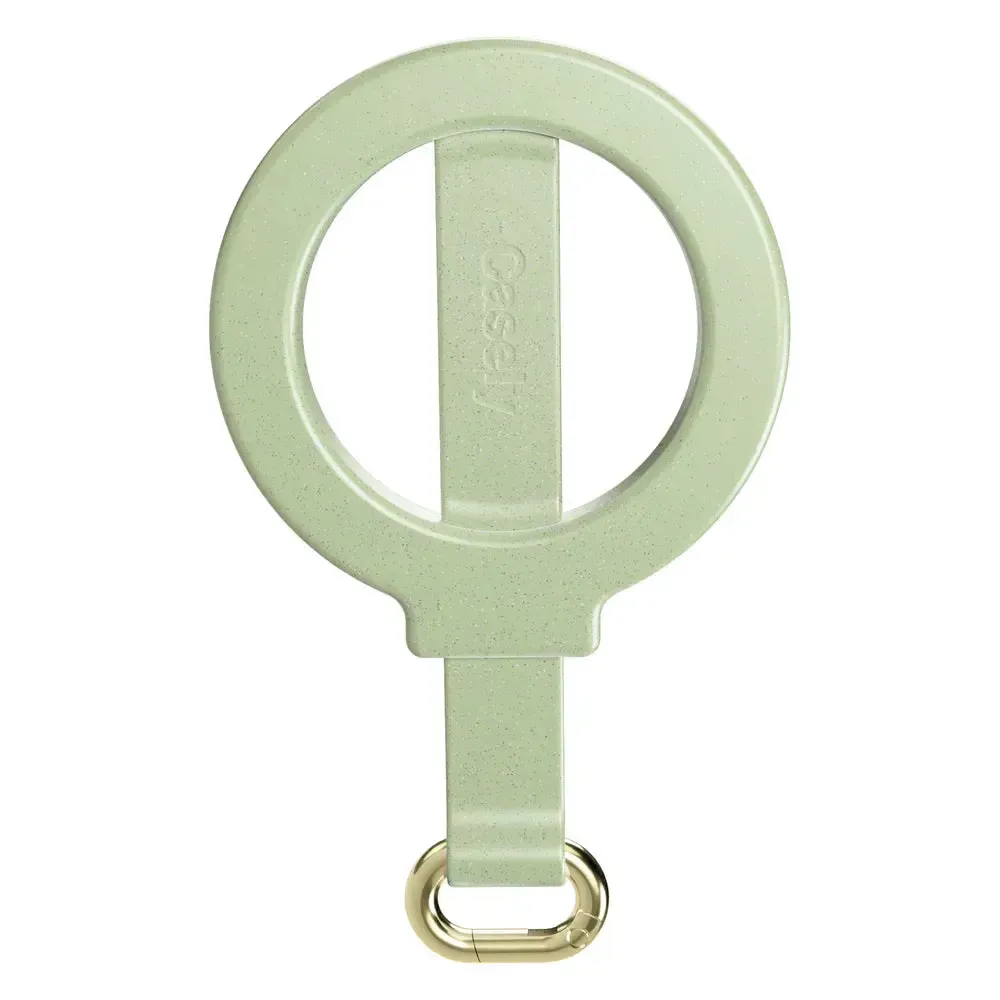 Kiwi Kiss | Matcha Green Shimmer MagRing+ with Keychain