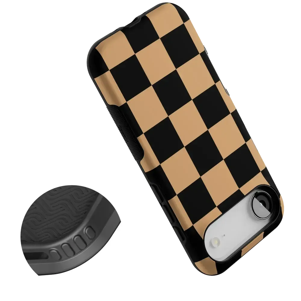 Fit Check | Black & Brown Checkerboard Case