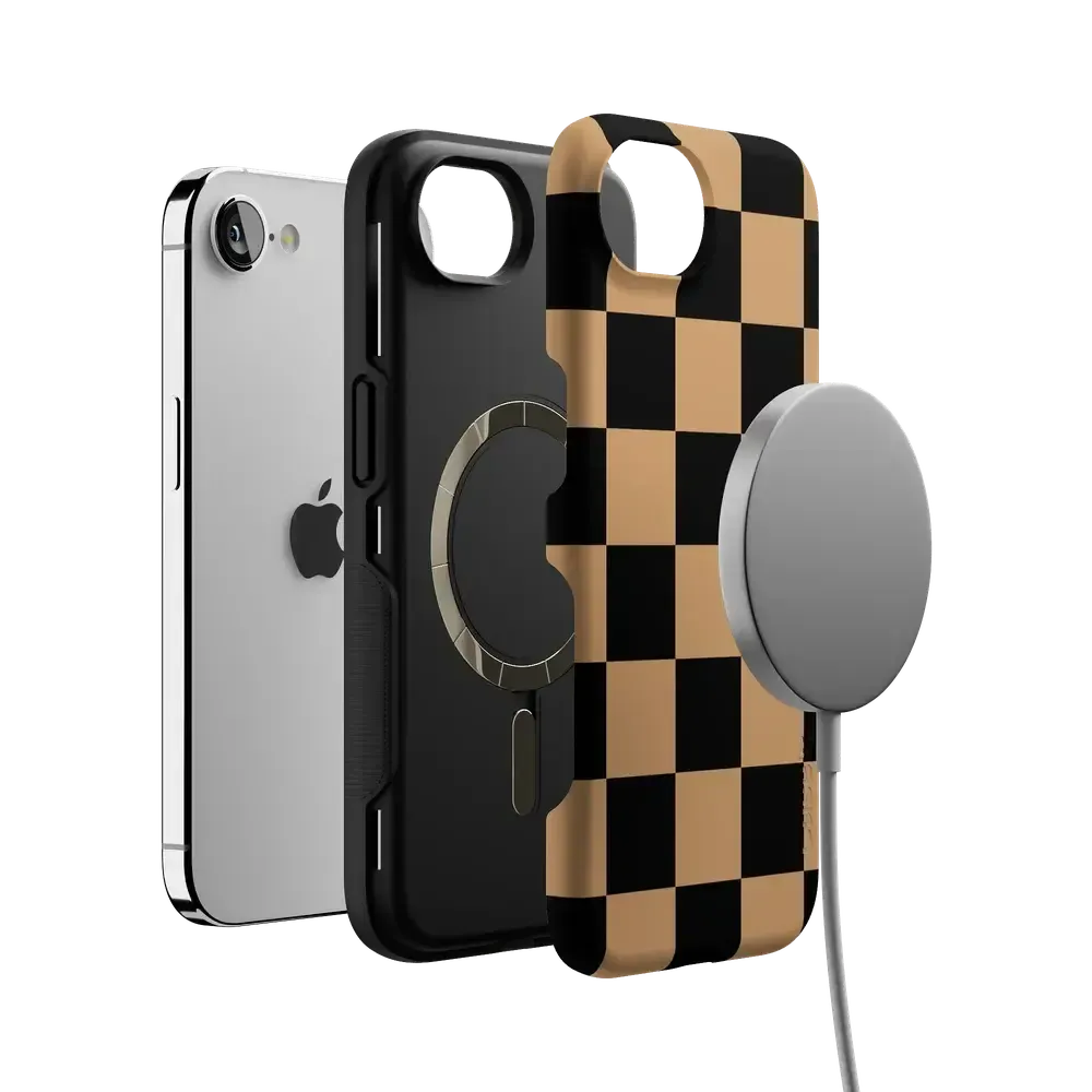 Fit Check | Black & Brown Checkerboard Case