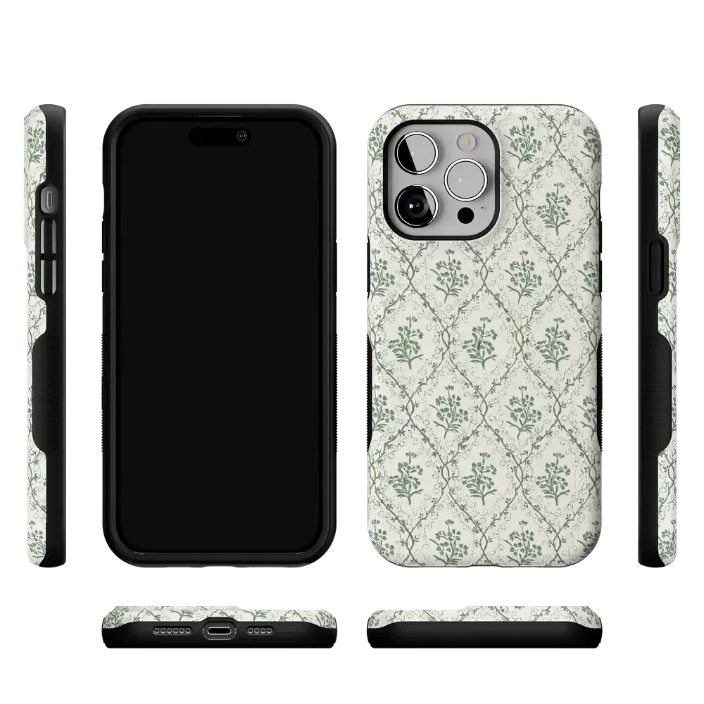 Sage Tapestry | Floral Vines Case
