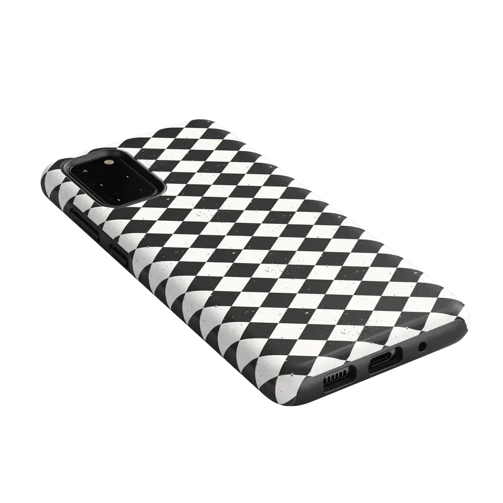 Salem's Hex | Black & White Checkered Case