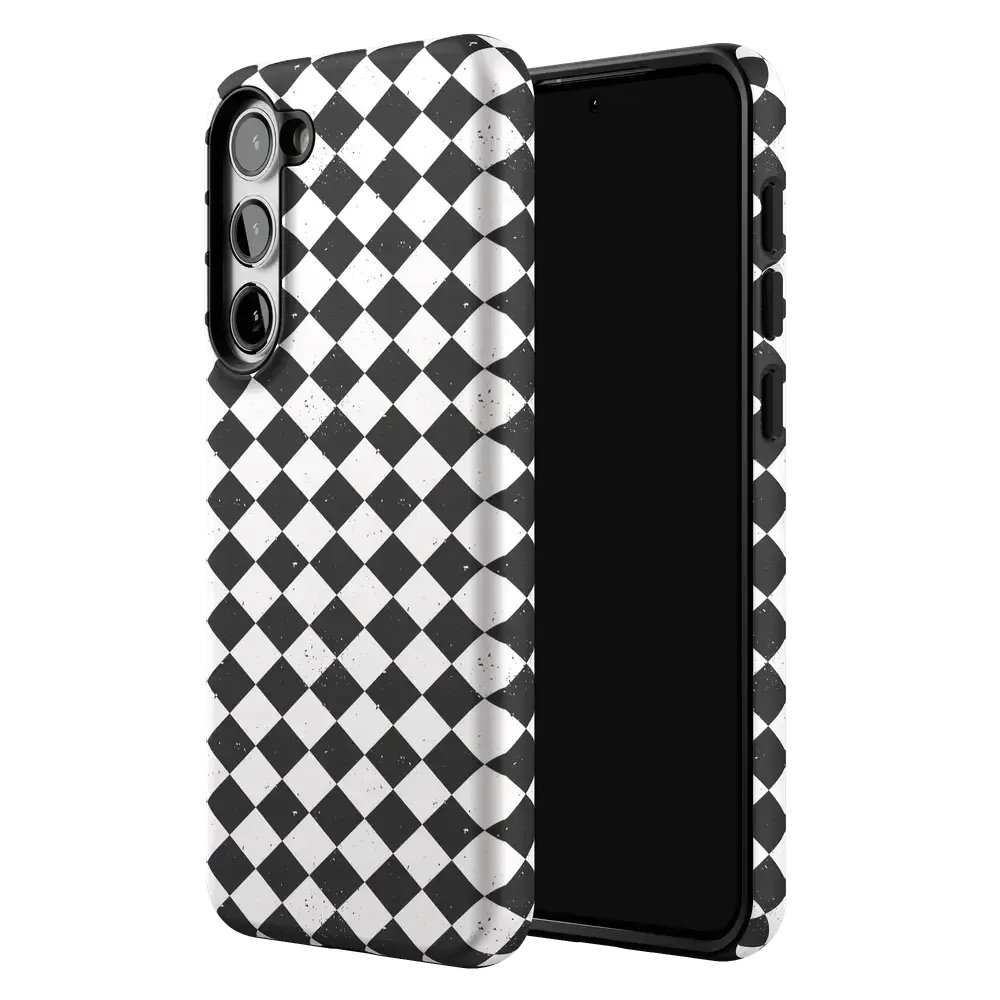 Salem's Hex | Black & White Checkered Case